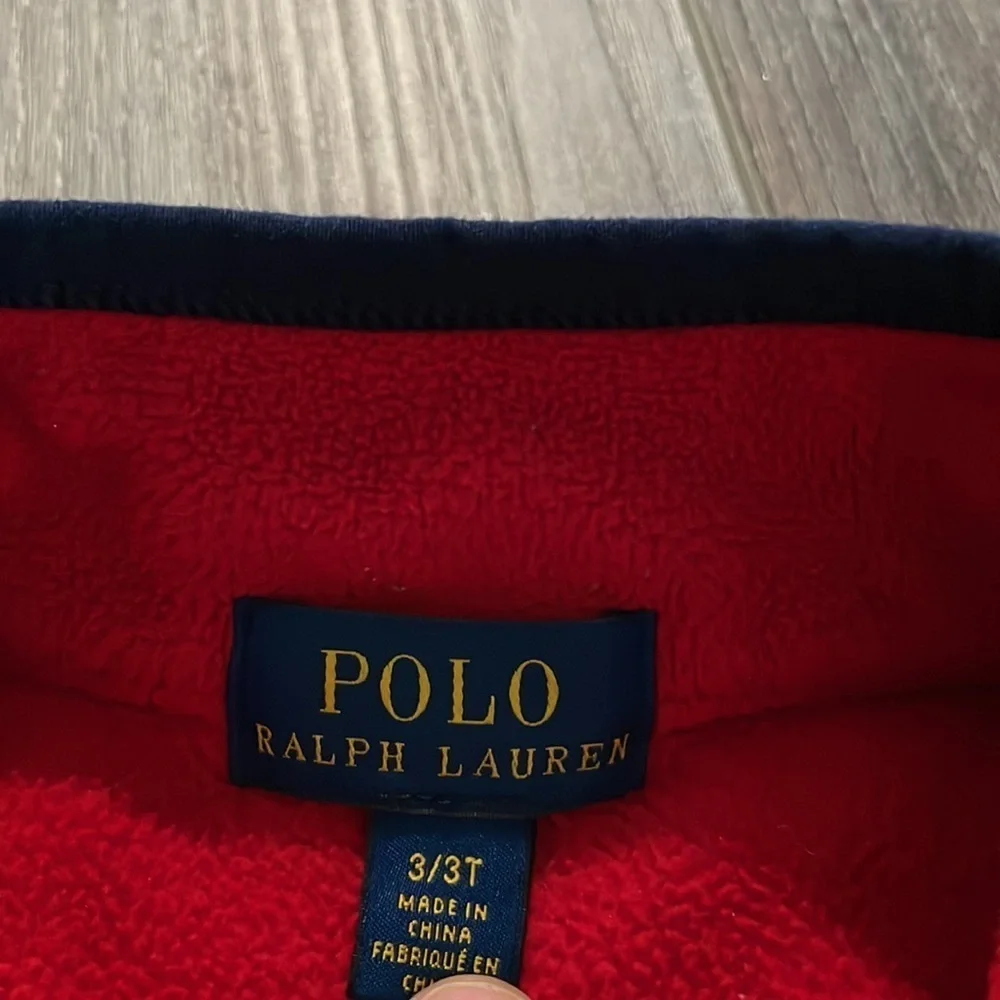 Polo fleece vest